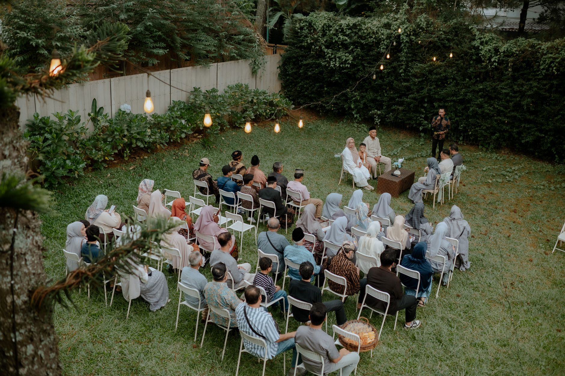 Celebración de boda tradicional