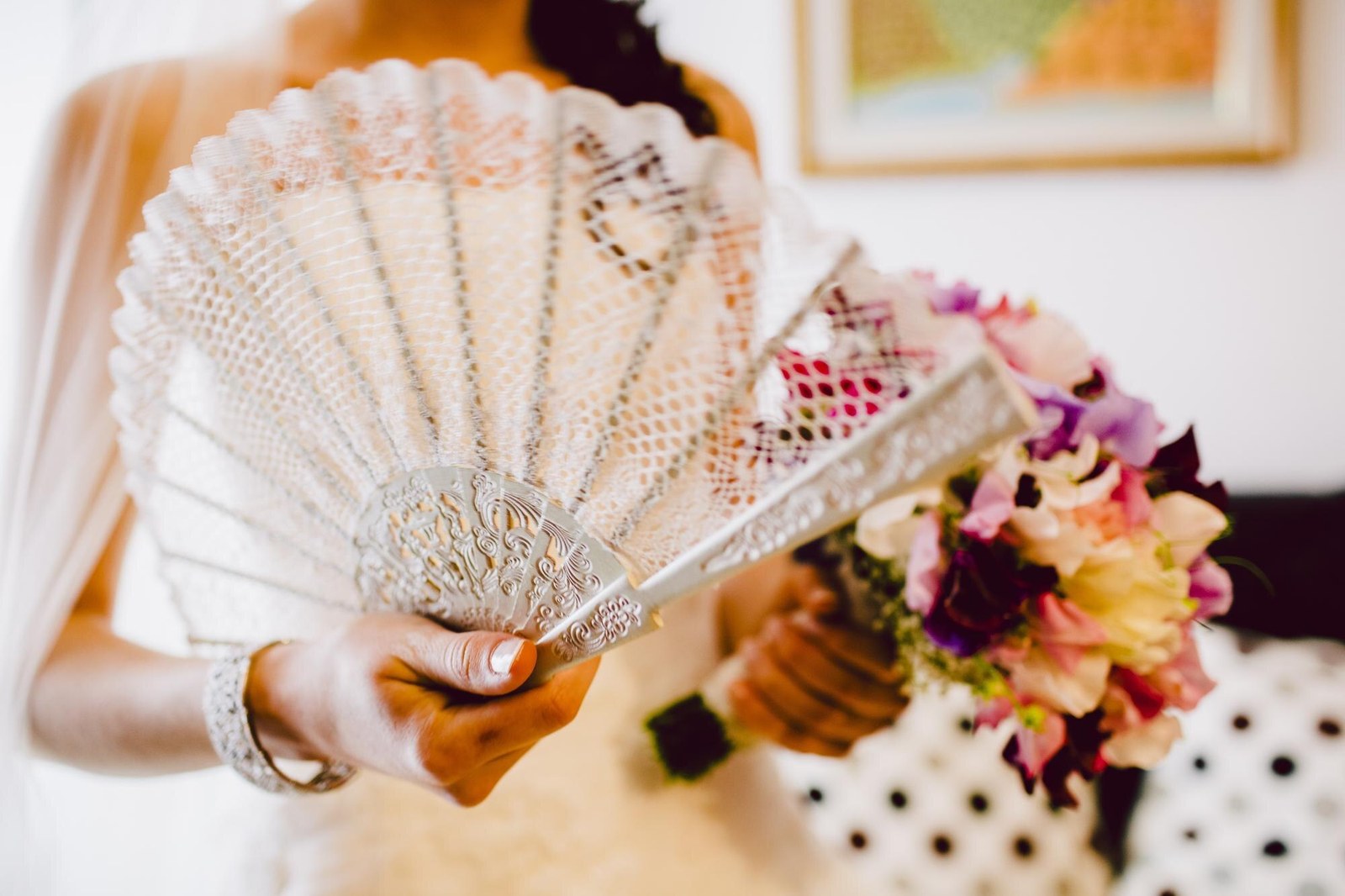 Abanico como recuerdo útil para los invitados de una boda