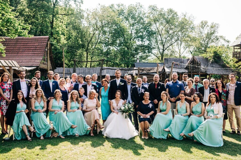 Celebridades en una boda